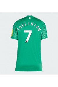 Newcastle United Joelinton #7 Jalkapallovaatteet Naisten Vieraspaita 2025-26 Lyhythihainen